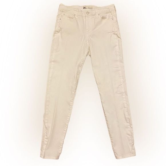Ella Moss White Stretch Jean - 28 White , Cotton Spandex